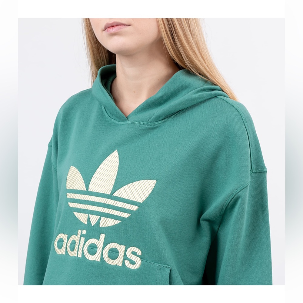 2/$50 adidas Originals Logo Crop Hoodie